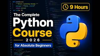 The Complete Python Course 2026 for Beginners (No Coding Experience Required) | 4 PROJECTS