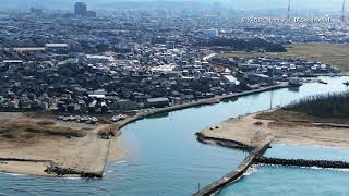 金石海岸 -石川県金沢市 空中散歩Vol.36 2020.2.29