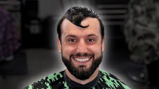 😎 MEN'S HAIRSTYLE Long on top Mid Fade Haircut Tutorial