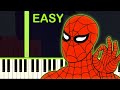 SPIDER-MAN´S CLASSIC THEME - EASY Piano Tutorial