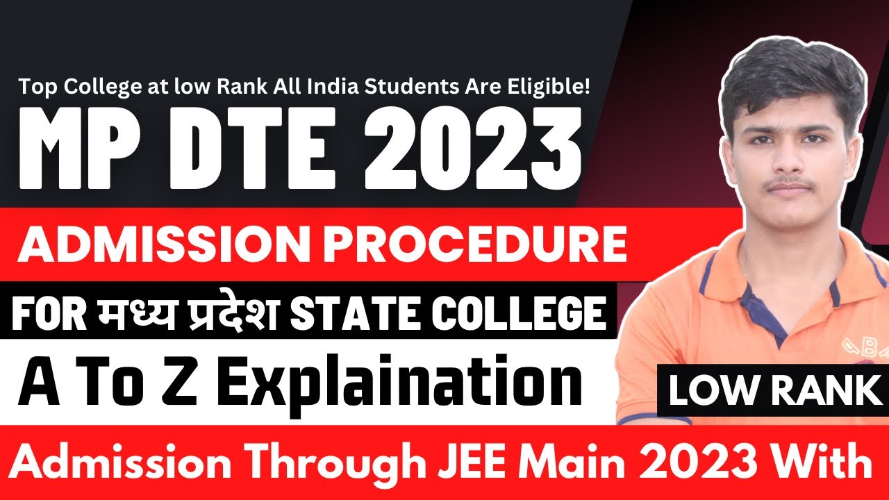 MP DTE Counselling 2023 | MP DTE Counselling 2023 For BTech ...