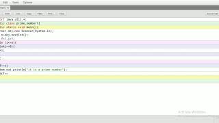 PROGRAM IN JAVA TO CHECK A PRIME NUMBER USING WHILE AND FOR LOOP(SCANNER CLASS ALSO INCLUDED).