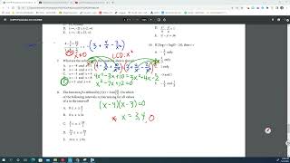 CLEP Prep (5/13) - PRECALC