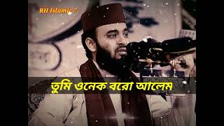 আল্লাহ আলেমকে বলবে আলেম তুমি জাহান্নামে যাও। Mizanur rahman azhari Whatsapp status video.#new_waz