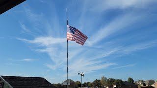 HOA Steath Antenna Update - Hustler 6BTV Flagpole