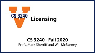 Licensing