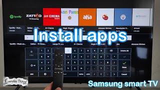 How to install apps on Samsung smart TV