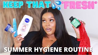 PLUS SIZE SUMMER HYGIENE HACKS TO STAY *FRESH* \u0026 SMELL GOOD ALL DAY!