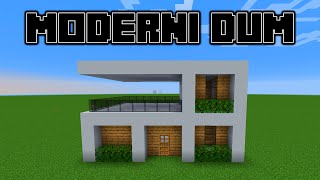 Jak postavit malý moderní dům ( snadno ): Minecraft Tutorial