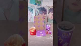 Unbox BTS McDonald’s Meal 防弹麦当劳套餐开箱 #shorts #YoutubeShorts