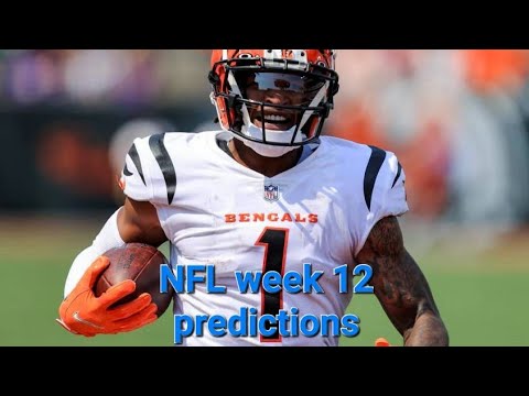 NFL Week 12 Predictions. - YouTube