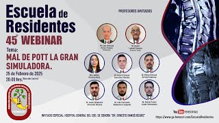 45o Webinar Escuela de Residentes: Mal de POTT, la gran simuladora