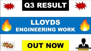 Lloyd Engineering Q3 Results 2025 | Lloyd Steel Results Today | Lloyd Engineering Share Latest News