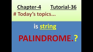 Python program: string/number PALINDROME | Reverse the string | In Hindi | By Divya