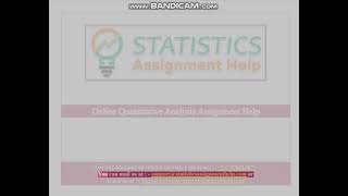 Online Quantitative Analysis Assignment Help