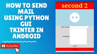 How to send mail using python in gui tkinter 🐍