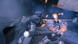 Deathstroke Boss fight (No hits): Batman: Arkham Origins (Hard difficulty, Hints turned off)