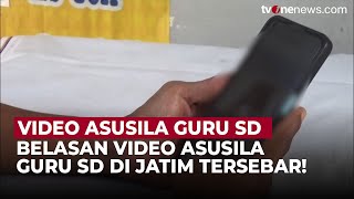 Viral! Beredar Video Asusila Guru SD di Jawa Timur, Disdik Angkat Bicara | OneNews Update