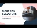 More CSS Selectors(HTML and CSS tutorial 41)