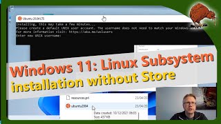 Windows 11: Install Linux Subsystem without Microsoft Store