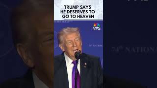President Trump Jokes Again About 'Making it to Heaven' at National Prayer Breakfast | N18G