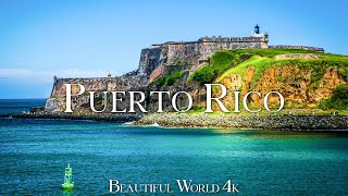 Puerto Rico 4K Amazing Aerial Film - Meditation Relaxing Music - Travel Nature
