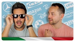 How Italians Pronounce INTERNATIONAL BRANDS ® | Inevitaly