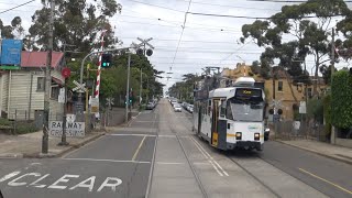 Driver's View Tram 16 Kew to Balaclava Junct Melbourne