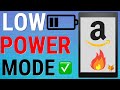 Amazon Fire HD: Low Power Mode On & Off