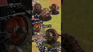 This Titan Is Just A WHEEL?! - THE D3ATHWHEEL EXPLAINED - A Rare Daemon Engine Of Warhammer 40k