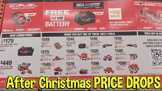 Crazy price drops after Black friday deals hurry Home Depot 2024 Dec 25