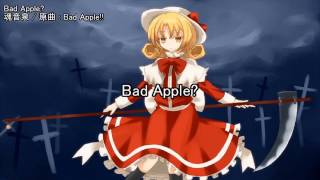 【東方ニコカラ】 Bad Apple? [たまが歌ってみた] 【魂音泉】