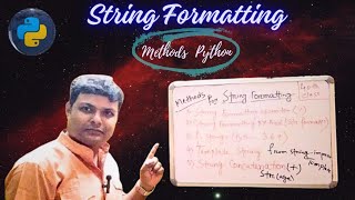 string formatting | string format method | python tutorial bangla | 40th Class