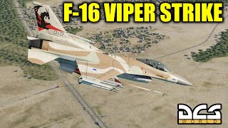 F-16 Air to Ground Combat Practice in DCS World