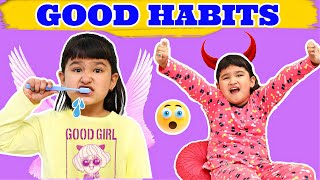 GOOD HABITS for Kids | Angel vs Devil | ToyStars