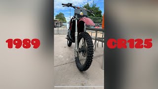 Seller fooled me! The 1989 Honda CR125 part 1 fouled plug