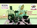 BOLDE SUPER PROCESSOR OLYMPUS 22 in 1 | Chopper Blender Food Processor Dalam 1 Produk MURAH PRAKTIS