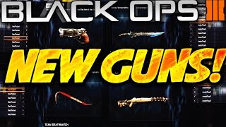 ALL "NEW DLC GUNS" In Black Ops 3! BO3 "NEW WEAPONS" ALL NEW "SUPPLY DROP" WEAPONS In COD BO3