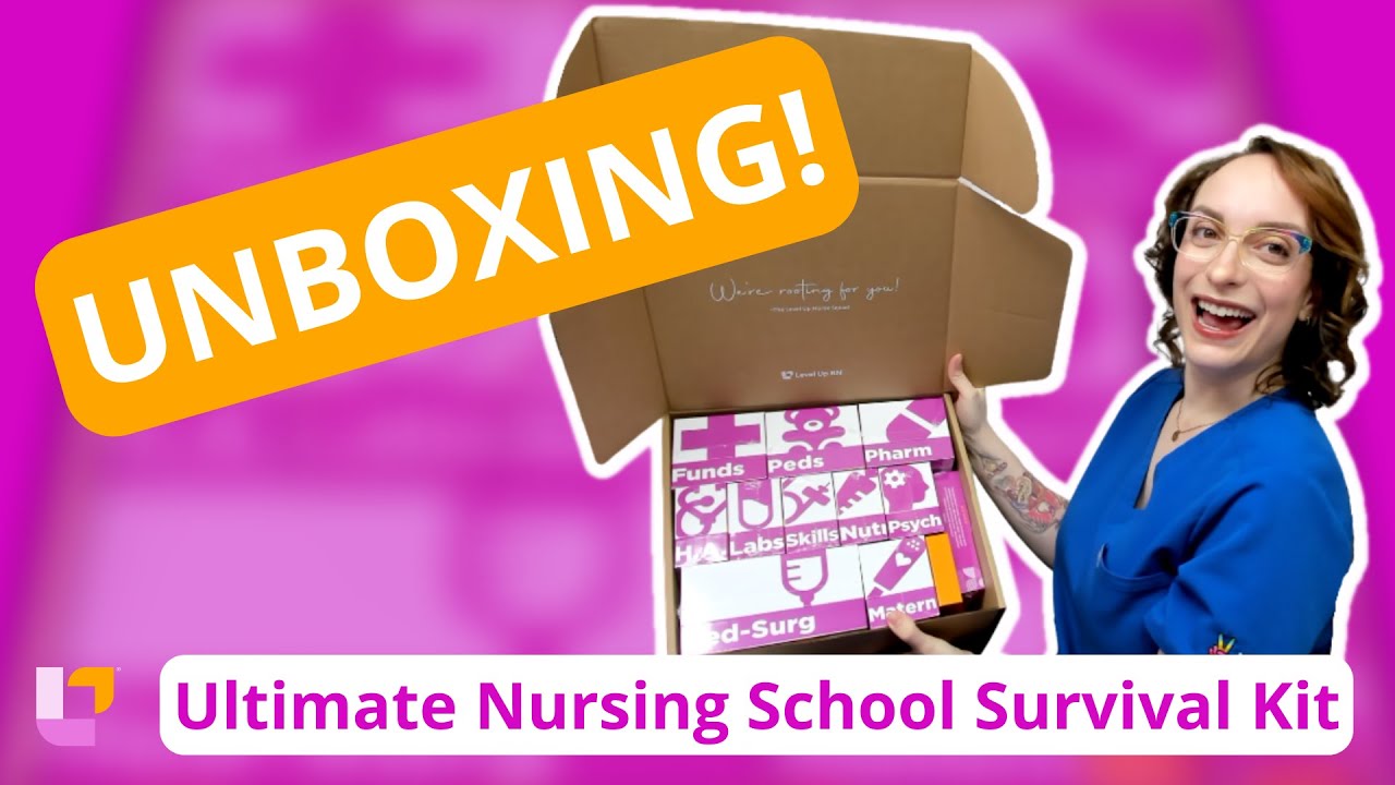 Unboxing - Ultimate Nursing School Survival Kit | @LevelUpRN - YouTube