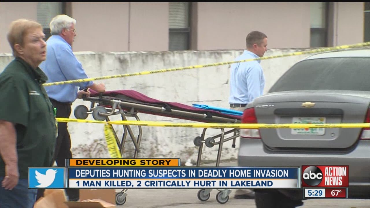 Deputies Hunting Suspects In Deadly Home Invasion - YouTube