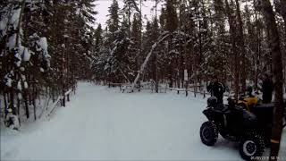 Randonnée quad à Québec 2 janvier 2018