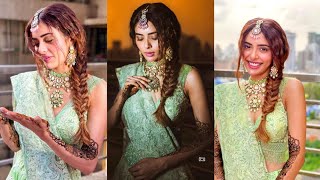 💚 Sana Sayyad 💚 Mehndi Look 💚 Latest Pics 💚