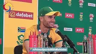 Reeza Hendricks after his century helped Proteas to a 7️⃣ wickets win over Pakistan in the 2️⃣nd T20