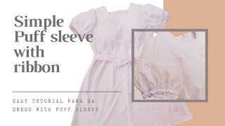 Paano Gumawa ng Dress na may Puff Sleeves | Step-by-Step Tutorial