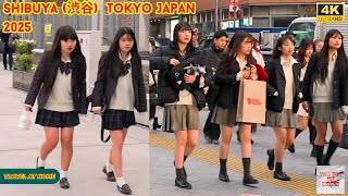 4k hdr Japan travel 2025 | Walk in Shibuya (渋谷) Tokyo Japan |  Relaxing Natural City ambience