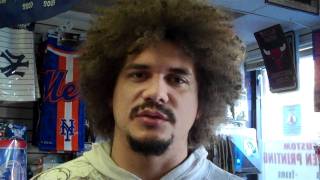 Quick Q \u0026 A with WWE Wrestler Carlito