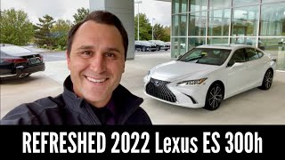 Overview: *REFRESHED* 2022 Lexus ES 300h with NEW interior color