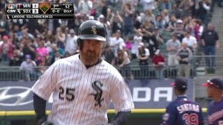 MIN@CWS: LaRoche hits solo homer to right