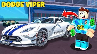 I BOUGHT A 1000HP DODGE VIPER IN ROBLOX DRIVING EMPIRE!!!