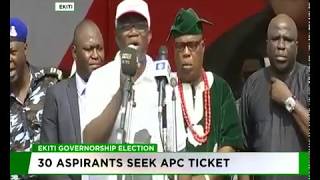 Ekiti 2018: 30 Aspirants seek APC Ticket